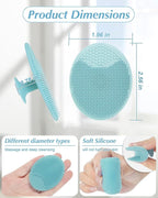 Face Scrubber, Face Cleansing Brush Blackhead Acne Pore Pad - Image 2