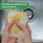 Natural Loofah Kitchen Sponge - Image 5