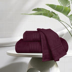 BOUTIQUO Ultra Soft 3 Pack Cotton Towel Set, Contains a Bath Towels 28x55 inch - Image 3