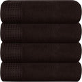 GLAMBURG Ultra Soft 4 Pack Oversized Bath Towel Set 27x54 inches, 100% Cotton by GLAMBURG
