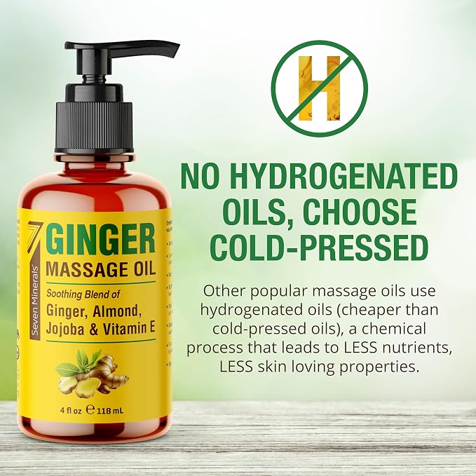 Seven Minerals Ginger Massage Oil - Image 2