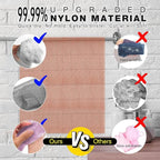 UJFQBH 3 Pieces African exfoliating net African Net Long Net Bath Sponge - Image 2