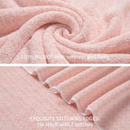 Ultra Soft Bath Towel Set, 12 Piece Family Bathroom Towel Set - Image 4
