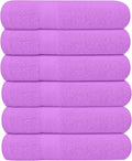 KAHAF COLLECTION 6 Pack Bath Towels Set 100% Ring Spun Cotton, Lightweight by KAHAF+COLLECTION