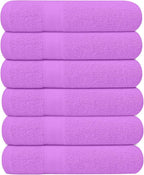 KAHAF COLLECTION 6 Pack Bath Towels Set 100% Ring Spun Cotton, Lightweight by KAHAF+COLLECTION