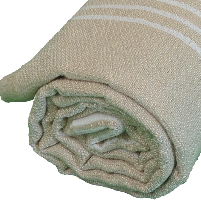 Bersuse Towels Anatolia XL Beach Blanket Throw Blanket Turkish Towel 100% - Image 7