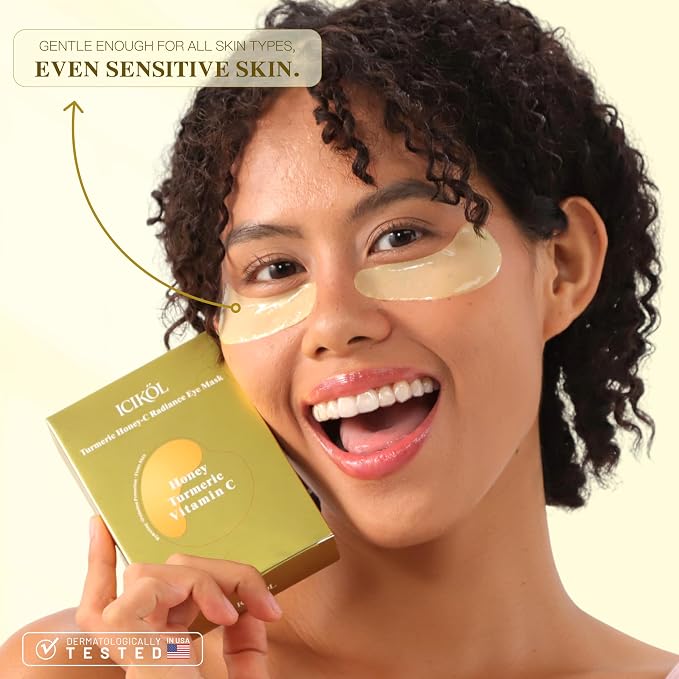 Turmeric Vitamin C Under Eye Patches, Eye Mask - Image 5