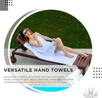 100% Cotton Hand Towel Set of 2, Sustainable, Highly Absorbent, Quick Drying - Image 6