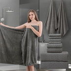 8-Piece Bath Towels Set, 2 Oversized Large Bath Towels Sheet, 2 Hand Towels and by Ycosy