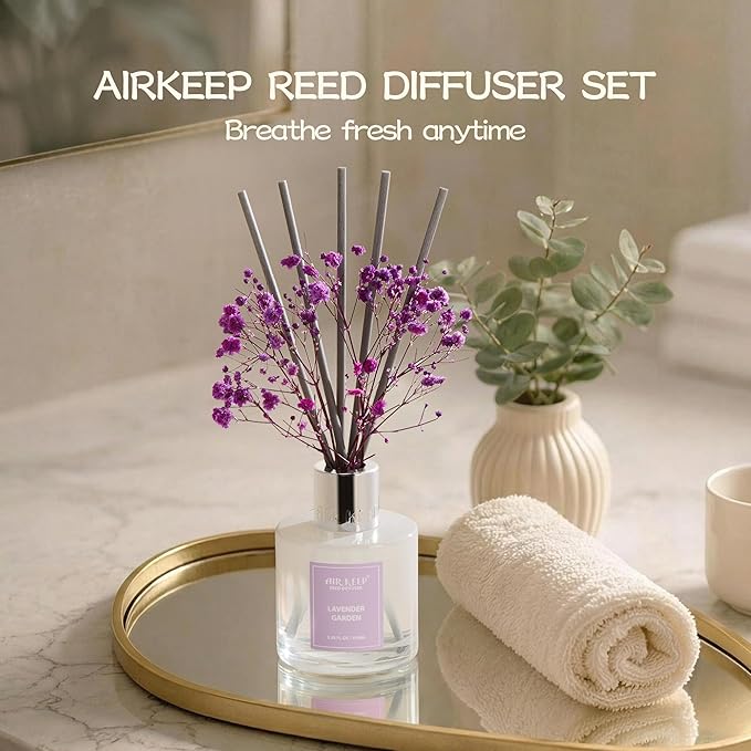 Airkeep Reed Diffuser Set, 3.38 fl oz - Image 3