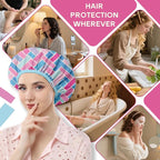 Years calm Waterproof Shower Cap - Image 8