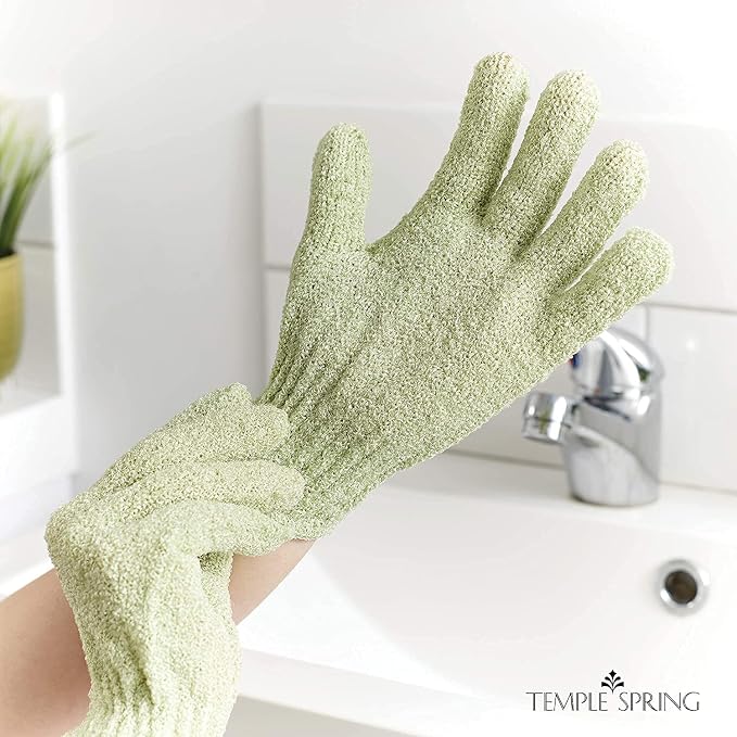 Temple Spring Shower Gloves Exfoliating - Image 2