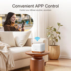 ASAKUKI Essential Oil Diffuser for Home, Smart WiFi 700 ml Humidifier, Connect - Image 3
