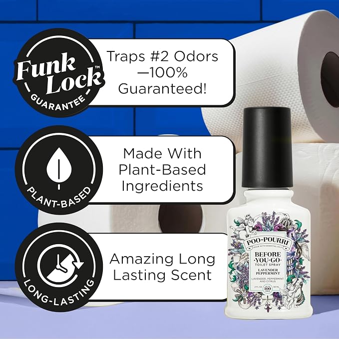 Poo-Pourri Before-You-Go Toilet Spray, Lavender Peppermint, 2 Fl Oz, Bathroom - Image 2