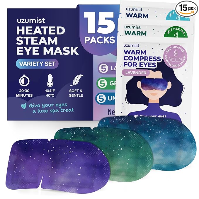 Heated Eye Mask For Dry Eyes by Uzumist
