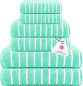 CASA COPENHAGEN Ecstatic 6Pcs 100% Egyptian Cotton Large Designer Towels Gift by CASACOPENHAGEN