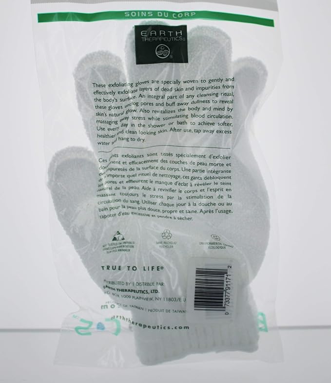 Earth Therapeutics Hydro Exfoliating Gloves, 1 pair - Image 2