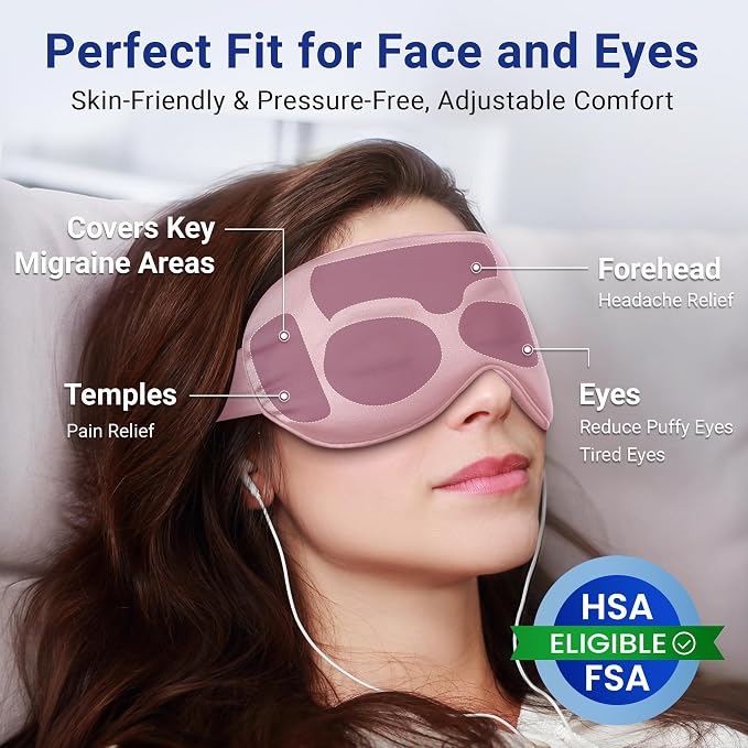 Self Care Gift for Women, Cooling Eye Mask for Puffy Eyes, Tired Eyes, Headache - Image 4