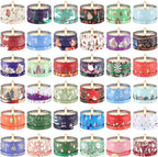 36 Packs Christmas Scented Candles Gift- Aromatherapy Candle-2.5oz Soy Wax-Long - Image 2