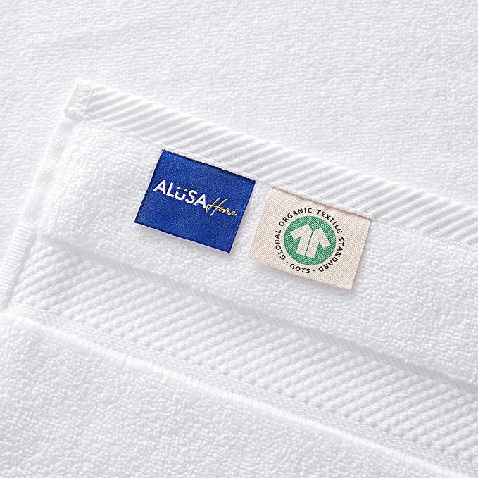 Alusa Home 100% Organic Zero-Twist Cotton Towels - Image 7