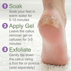 Dr. Entre's 16oz Callus Remover Gel: Extra Strength Value Size, Callus Remover - Image 6