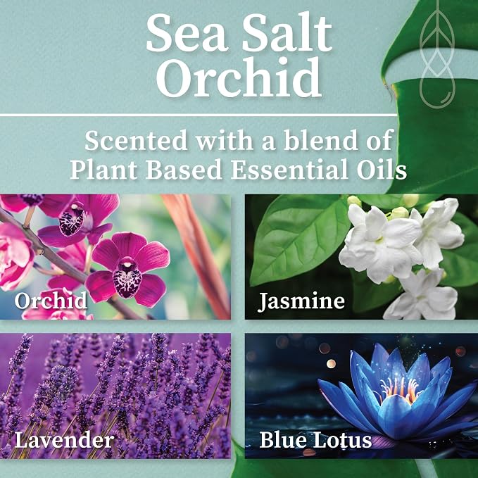 Hemlock Park Sea Salt Orchid Apothecary Hand-Poured Scented Candle | Crackling - Image 2