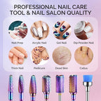 MelodySusie Nail Drill Bits Set, 3/32'' Professional Nail Bits - Image 6