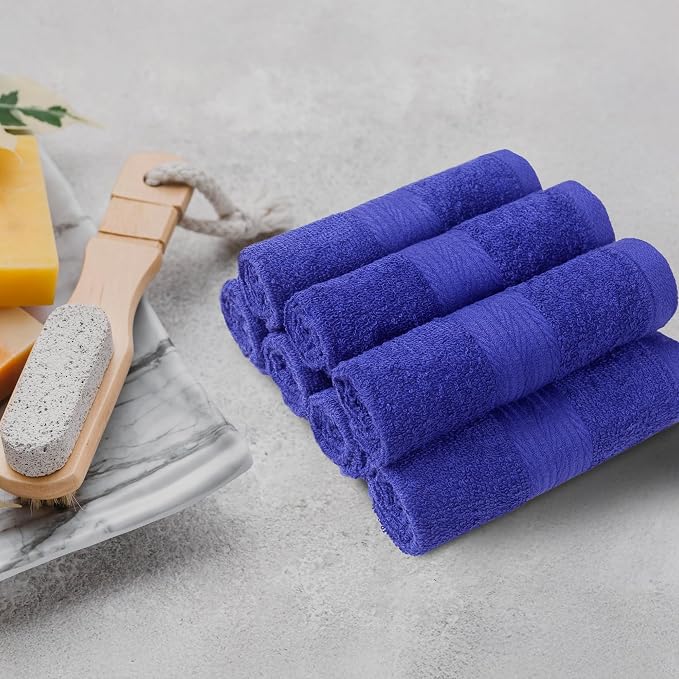 Amazon Basics Highly Absorbent Fast Drying 100% Cotton Washcloths - Image 3