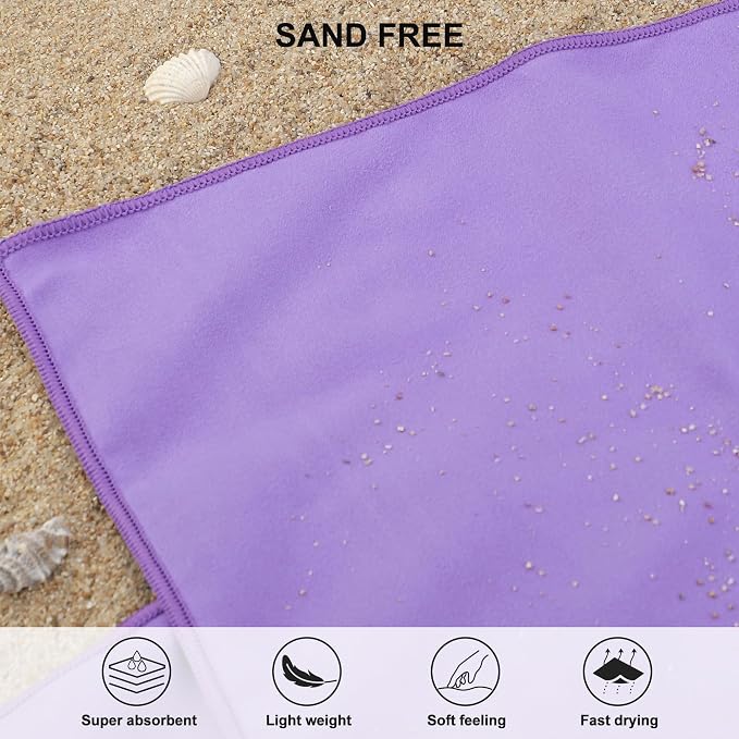 Rainleaf Microfiber Towel Perfect Travel & Gym & Camping Towel. Quick Dry - Image 5