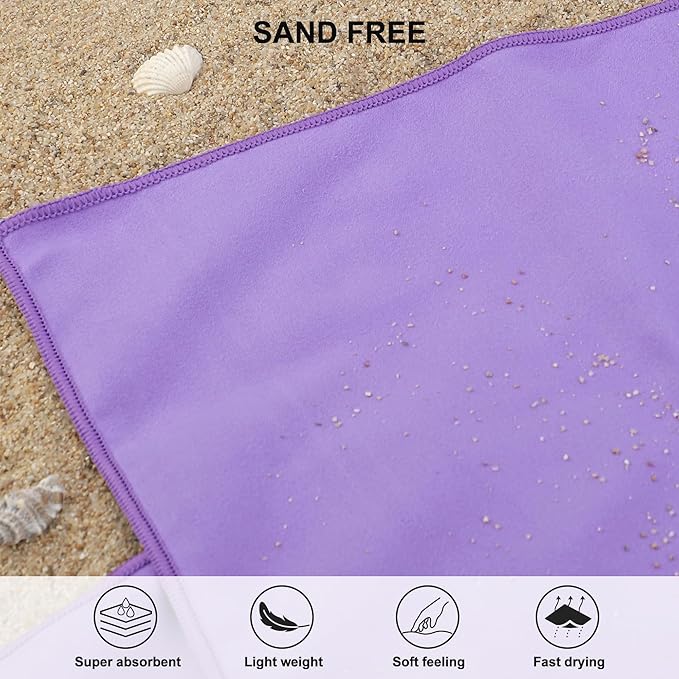 Rainleaf Microfiber Towel Perfect Travel & Gym & Camping Towel. Quick Dry - Image 5