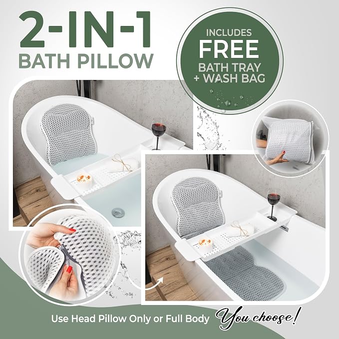 Full Body Bath Pillow for Tub - Image 2