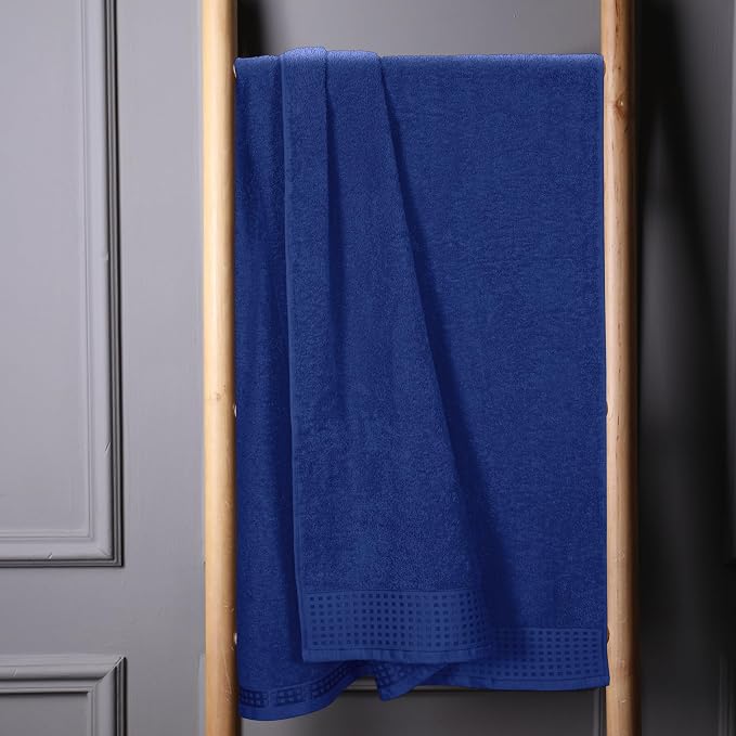 GLAMBURG 100% Cotton Oversized 2 Pack Bath Sheets 35x70, Ultra Soft Highly - Image 3