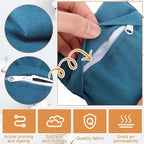 SmoothNovelty 6 Pack Washable Cotton Eye Pillow Case Removable Unscented - Image 3