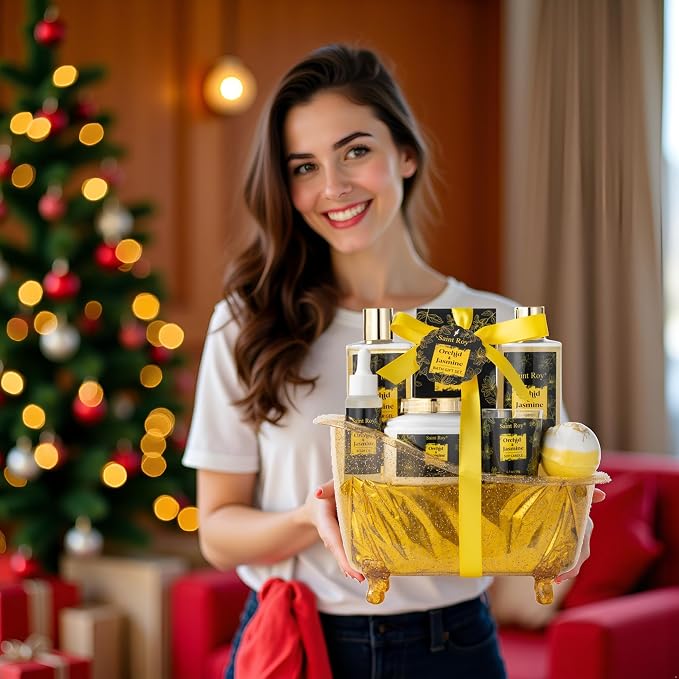 Mothers Day Home Spa Bath Gift Basket, Spa gift basket Christmas Gifts - Image 3