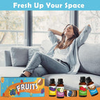 Fruit Fragrance Oil for Candle Soap Making, 10x30ml Holamay Essential Oils for - Image 5