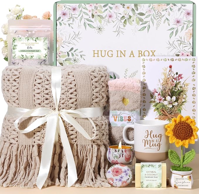 Self Care Gifts for Women Birthday Spa Care Package, Get Well Soon Sympathy by BaiCai