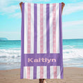 JML Custom Beach Towel with Name, Personalized Microfiber Beach Towel with Name by JML