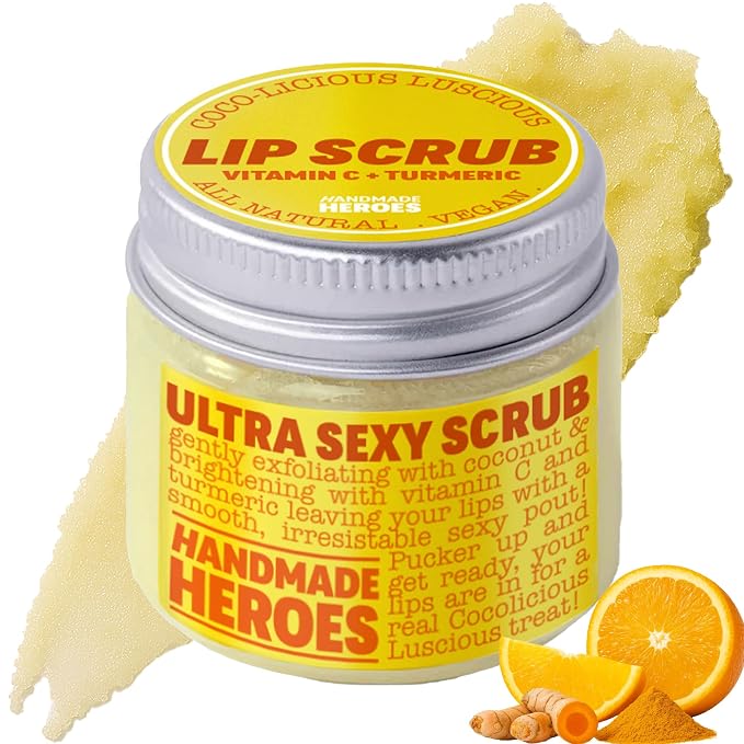 Handmade Heroes Turmeric Lip Scrub by HandmadeHeroes