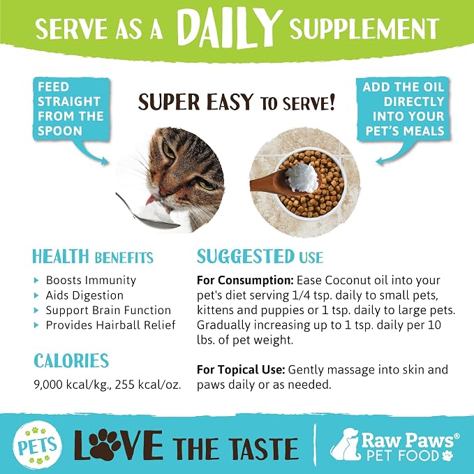 Raw Paws Virgin Organic Coconut Oil - Image 4