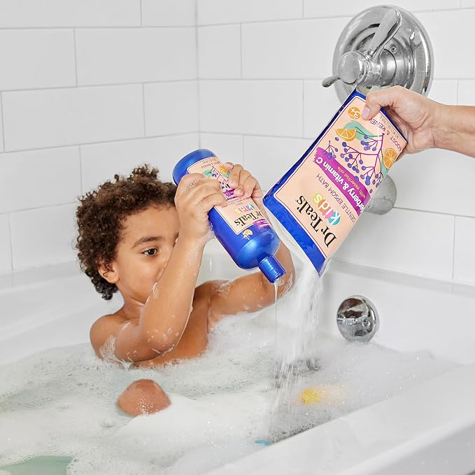 Dr Teal's Kids 3-in-1 Elderberry Bath: Bubble Bath, Body Wash & Shampoo - Image 12