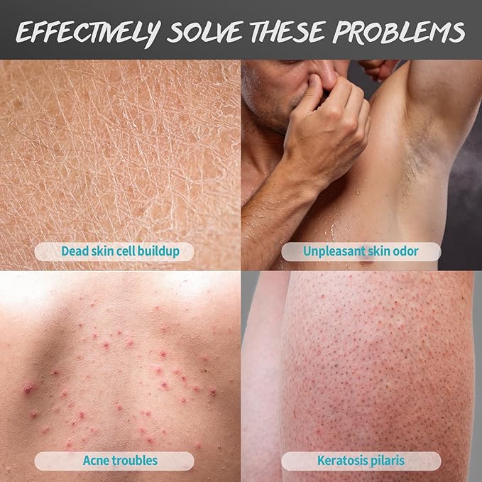 Men Body Scrub with Tea Tree Oil Exfoliating Body Scrub - Image 5