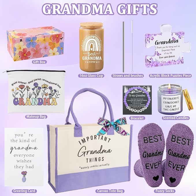 Grandma Gifts for Mothers Day, Mothers Day Grandma Gift Basket from - Image 2