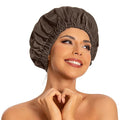 Reusable Shower Cap for Women, Large Waterproof Shower Bonnet by Edoneery