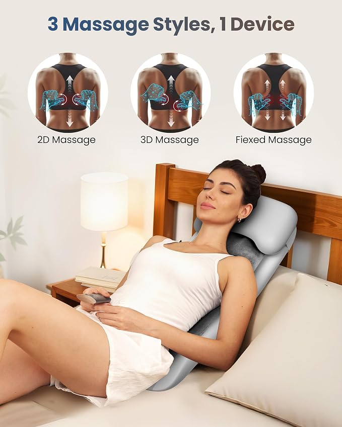 COMFIER Cordless Back Massage Chair Pad - Image 7