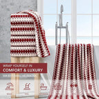 4 Piece Bath Towel Set Oversized Bath Sheet 35"x70" Bathroom Towel Extra Large - Image 2