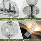 Piepooye Modern Bathroom Light Fixtures Polished Chrome Vanity Light - Image 3