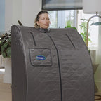 Durasage Lightweight Portable Personal Steam Sauna Spa - 800W Steam Generator - Image 3