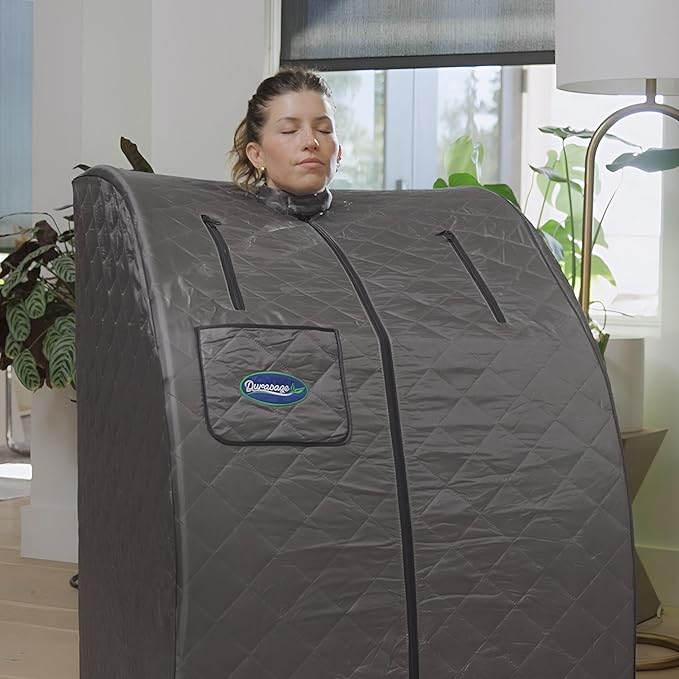 Durasage Lightweight Portable Personal Steam Sauna Spa - 800W Steam Generator - Image 3