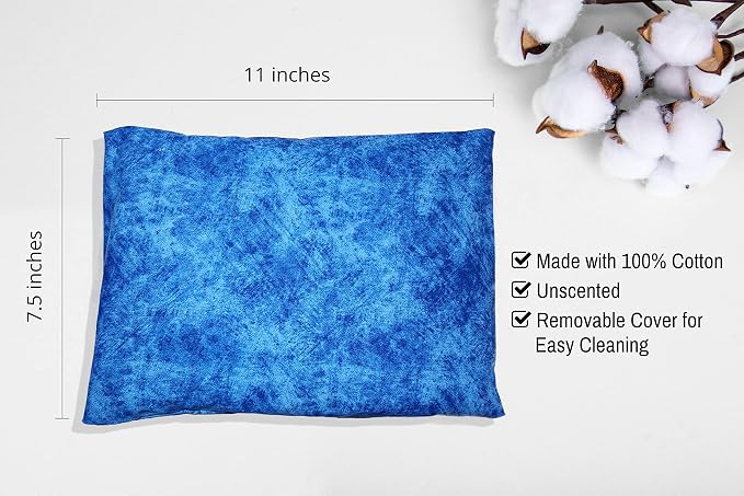 Microwavable Corn Filled Heating Pad and Cold Pack/Washable 100% Cotton Cover - Image 2