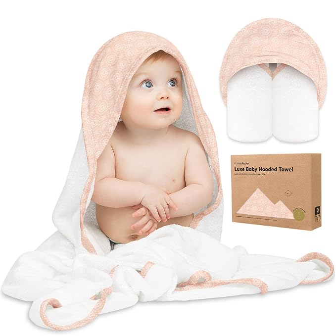 KeaBabies Hooded Baby Towel for Newborn by KeaBabies
